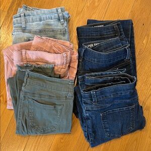 OshKosh B'gosh Kids Jeans in Blue, Pink, and Gray